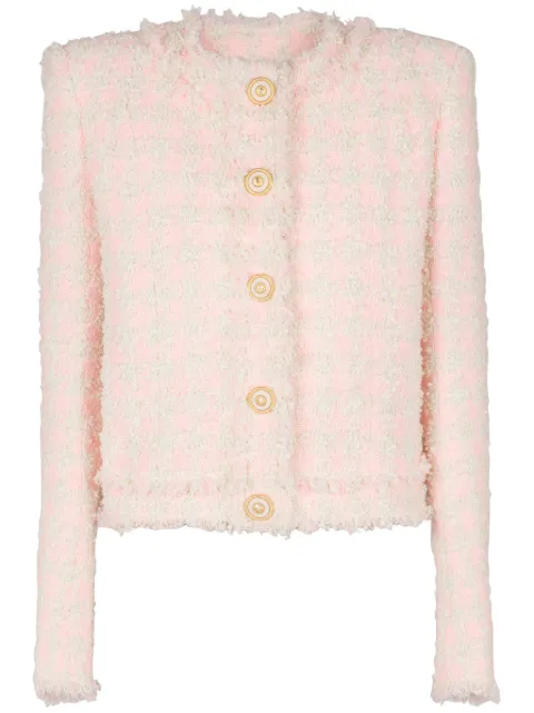 Balmain tweed jacket Pink EF1SK719XK69