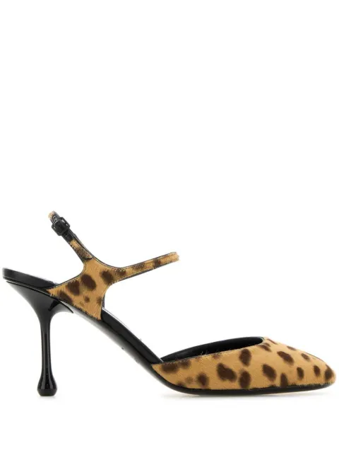 Jimmy Choo Pixie leopard-print calf hair pumps Neutrals PIXIE80LOP