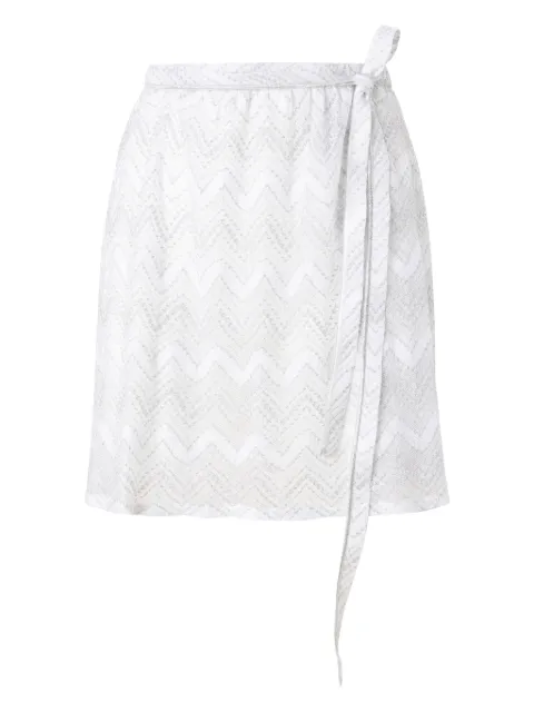 Missoni zigzag cover-up White MS25SH03BR00ZX