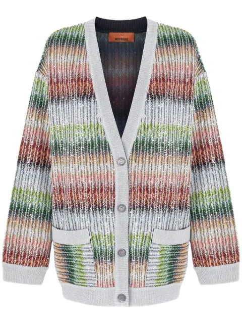 Missoni striped cardigan Green DS25SM0IBC0051