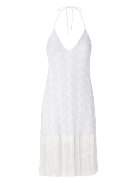 Missoni fringed midi dress White MS25SQ0DBR00ZX