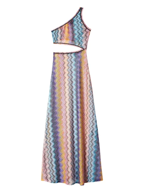 Missoni zigzag-pattern dress Blue MC25SQ0CBR012W
