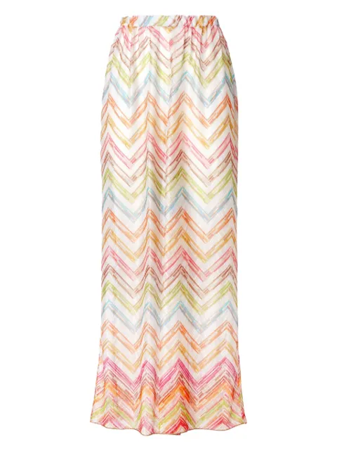 Missoni zigzag palazzo pants White MC23SI02BR010X