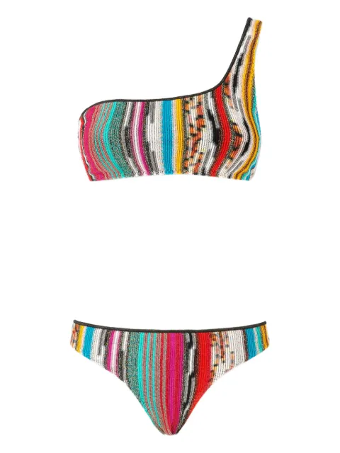 Missoni striped bikini set Black MC23SP02BR00ZZ