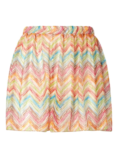 Missoni zigzag-knit beach cover up Neutrals MC22SI00BR010X