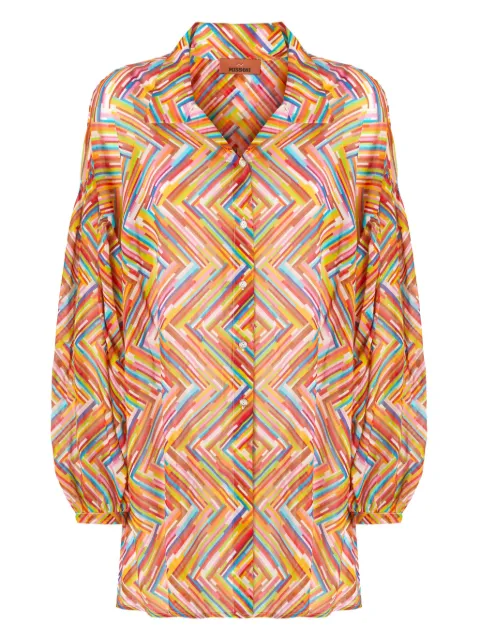Missoni printed beach dress Orange MC24SK00BW00UU