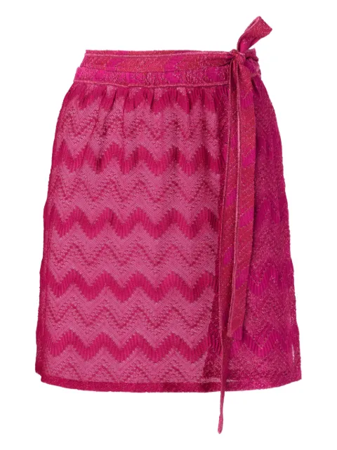 Missoni zigzag cover-up Purple MS25SH03BR00ZX
