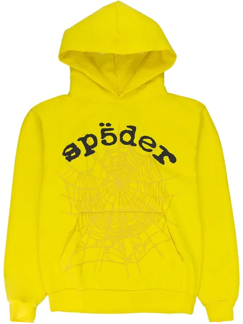 SP5DER Legacy hoodie Yellow M01SS001W2YB