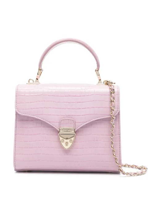 Aspinal Of London midi Mayfair tote bag Purple 042209134390000