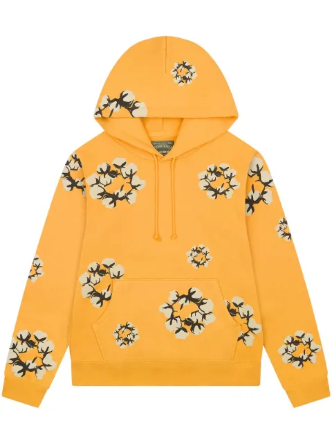 Denim Tears Cactus Tears Wreath hoodie Yellow DT046