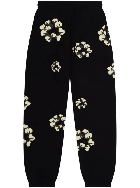 Denim Tears Cactus Tears Wreath track pants Black DT043
