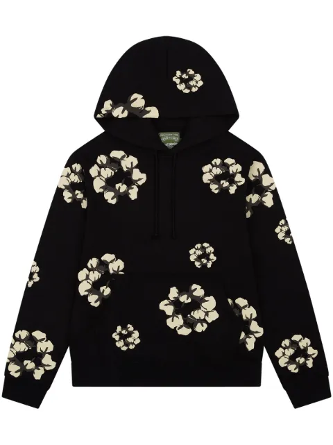 Denim Tears Cactus Tears Wreath hoodie Black DT042
