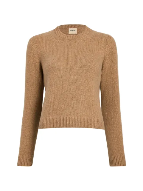 KHAITE Leta round-neck sweater Neutrals 9734650727