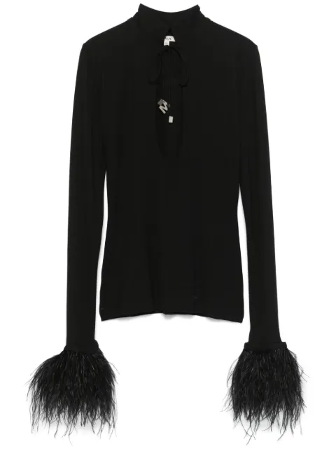 MANURÍ Luna blouse Black MRFW24BL9VI13