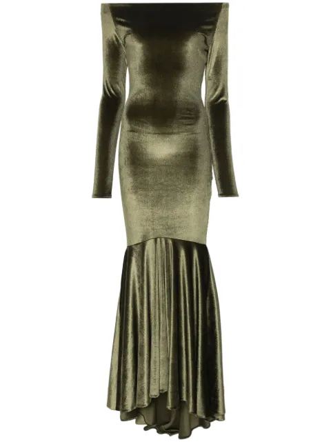 Atu Body Couture off-shoulder gown Green AT23259