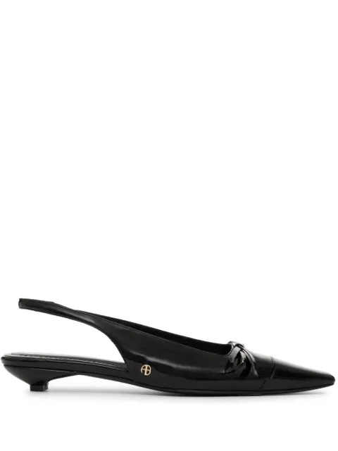 ANINE BING Zoey slingback pumps Black A1410790BLK1