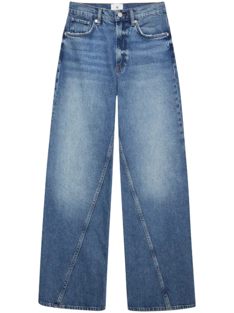 ANINE BING Brie wide-leg jeans Blue A0610892WHD30