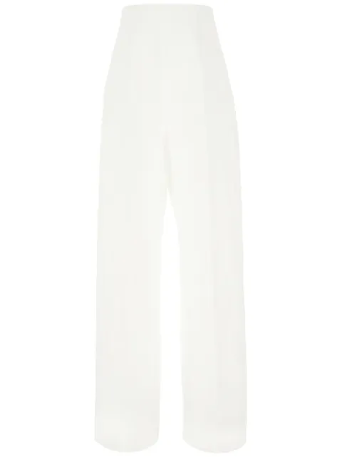 Sportmax Gebe straight-leg trousers White CRASSO
