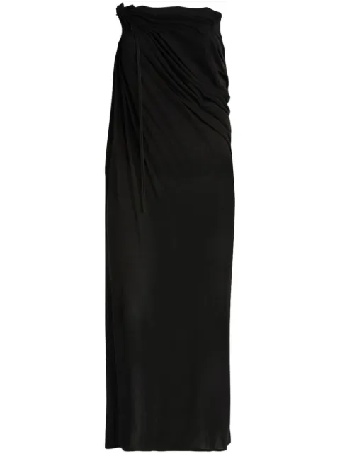 ANDREĀDAMO asymmetric skirt Black ADSS23SK01315473