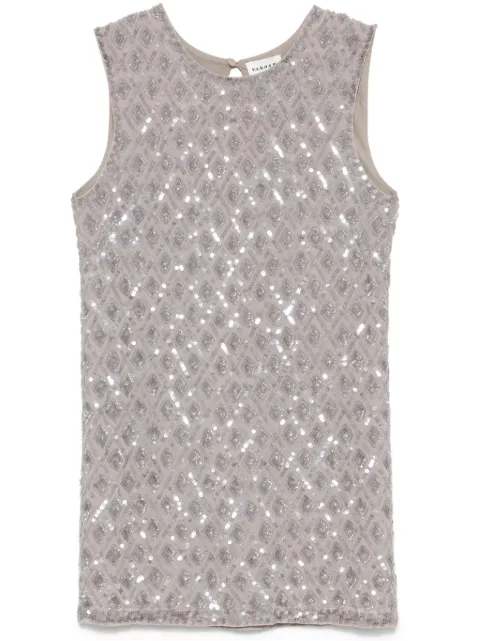P.A.R.O.S.H. sequined mini dress Neutrals D722508GILD