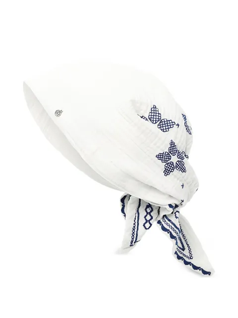 Maison Michel Ines bandana White 2530002002