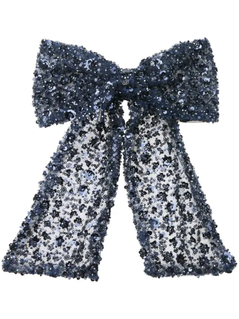 Maison Michel Wicole bow clip Blue 2417015001