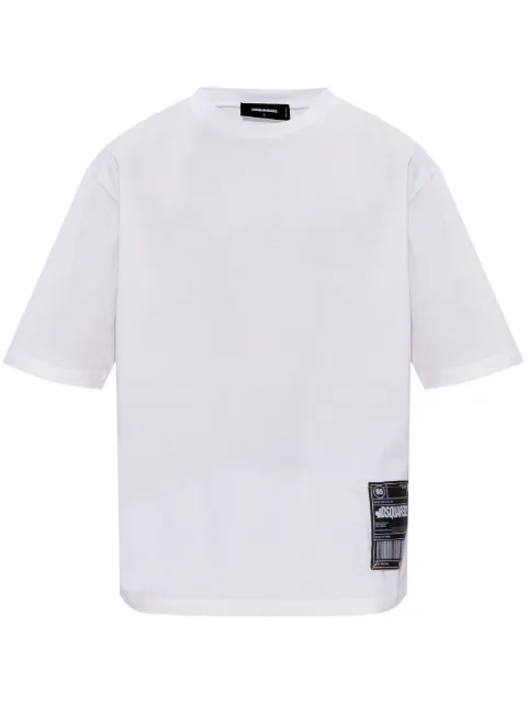 DSQUARED2 logo-appliqué T-shirt White S74GD1406S23009