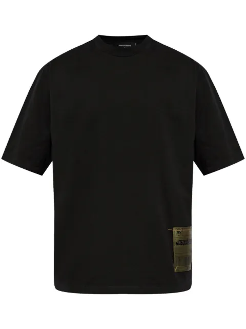 DSQUARED2 logo-appliqué T-shirt Black S74GD1406S23009