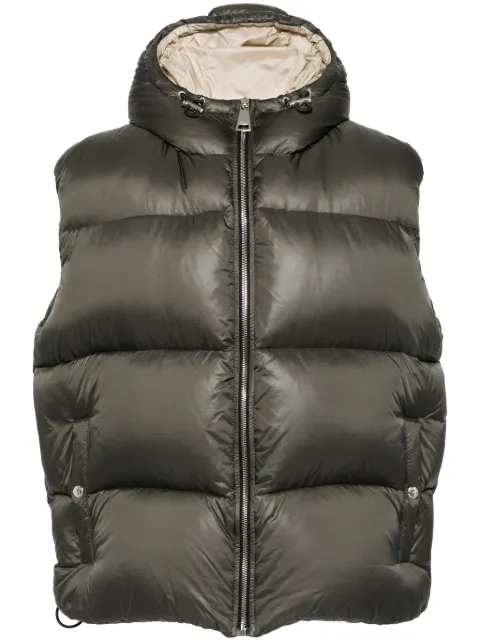 Khrisjoy hooded gilet Green KMF24R2807NY0006