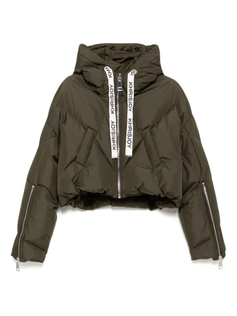 Khrisjoy Khris cropped iconic jacket Green KWF24R0604NY0001