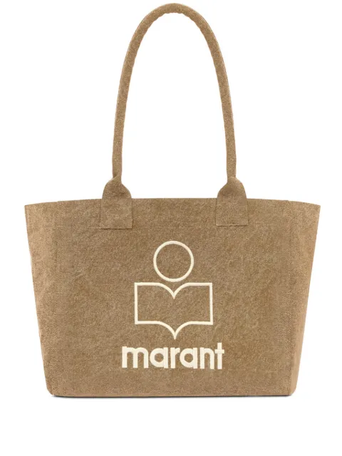 ISABEL MARANT Yenky Zipped tote bag Neutrals PM0062FAA1X19M