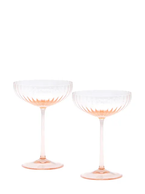 Venini Bollicine champagne glasses (set of two) Pink 34325RC