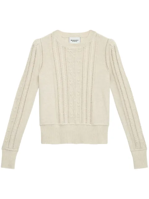 MARANT ÉTOILE Kalyn jumper Neutrals PU0659FAC1L16E