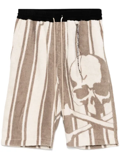 Mastermind World logo-jacquard shorts Neutrals MW22S08PA021005B