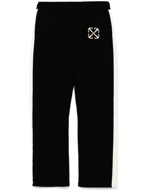 Off-White knitted sweatpants Black OMHG015F24KNI001
