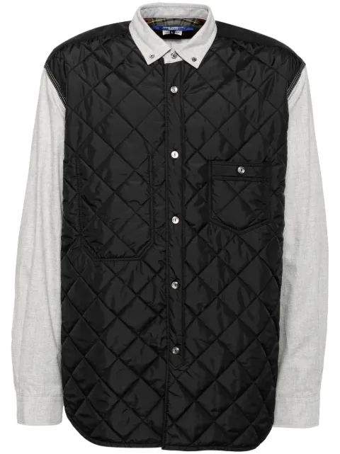 Junya Watanabe MAN quilted shirt Black WNB023051W24