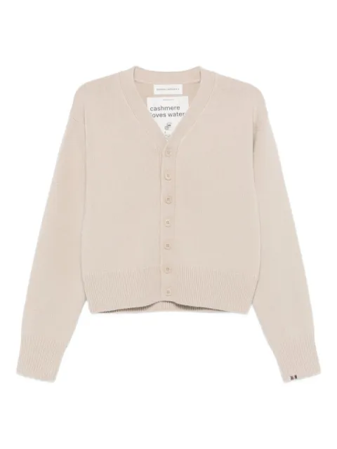 extreme cashmere buttoned cardigan Neutrals 30917601TU02176