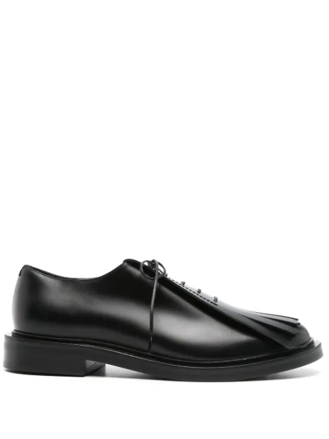 Max Mara leather Oxford shoes Black 2424526013600