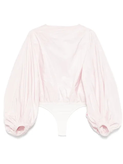 Alaïa taffeta bodysuit Pink AA9H1162W039A