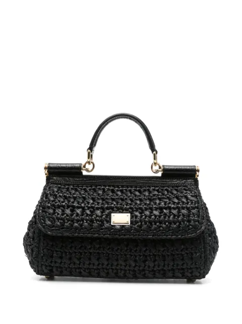 Dolce & Gabbana Elongated Sicily tote bag Black BB7652B4666