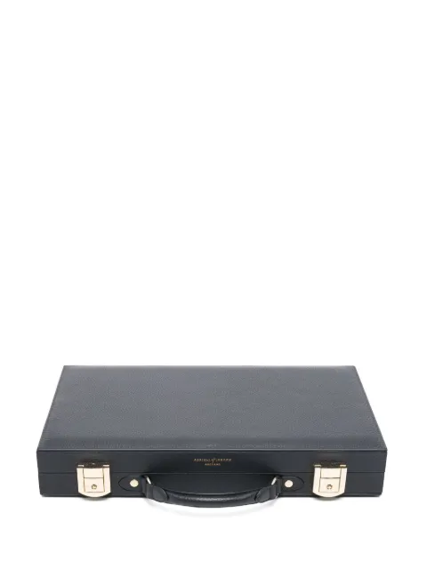 Aspinal Of London leather backgammon set Blue 010294010550049