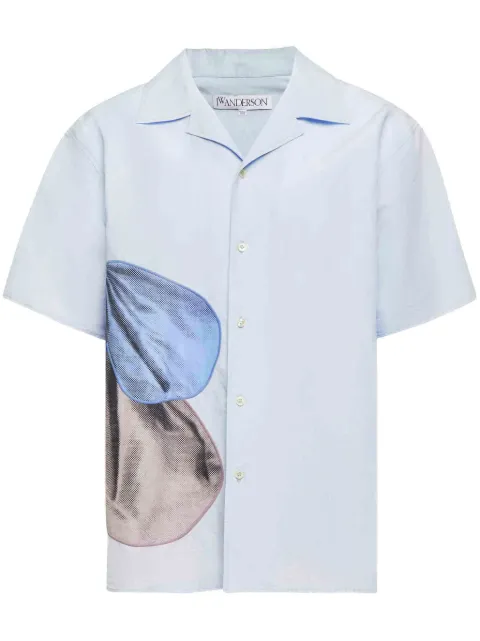 JW Anderson balloon-print shirt Blue SH0354PG1698804