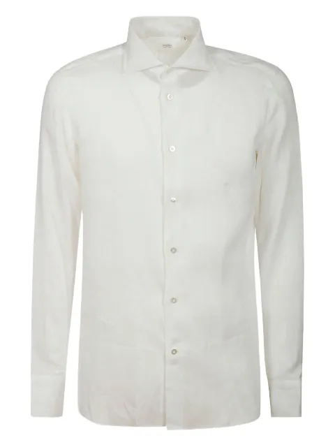 BORRIELLO NAPOLI linen/flax shirt White 16035