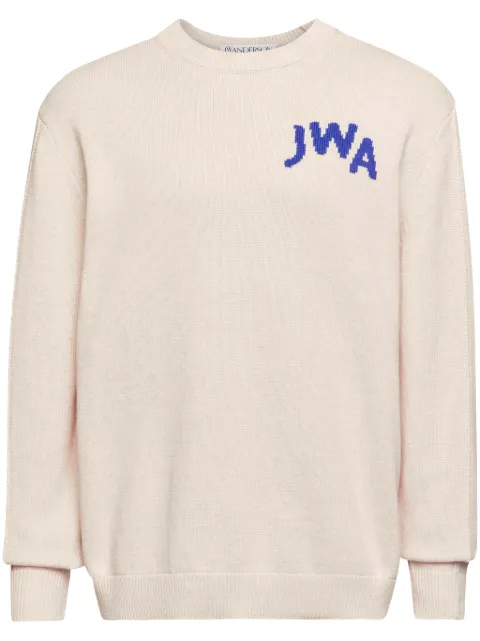 JW Anderson intarsia logo jumper Pink KW1348YN0398301