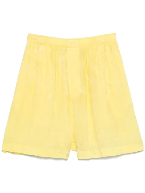 Balenciaga crinkled shorts Yellow 785087TQN11