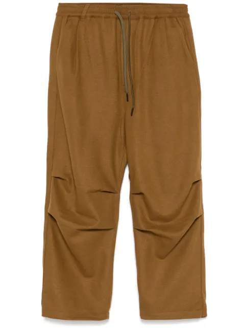 White Mountaineering knee-tuck trousers Brown WM2473415
