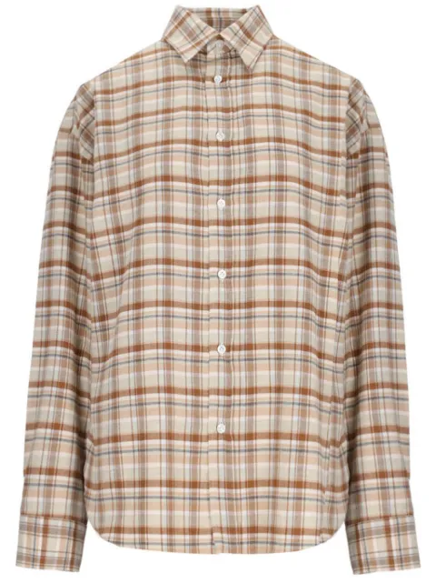 Finamore 1925 Napoli Oriana shirt Brown A4038ORIANAPDORIANA