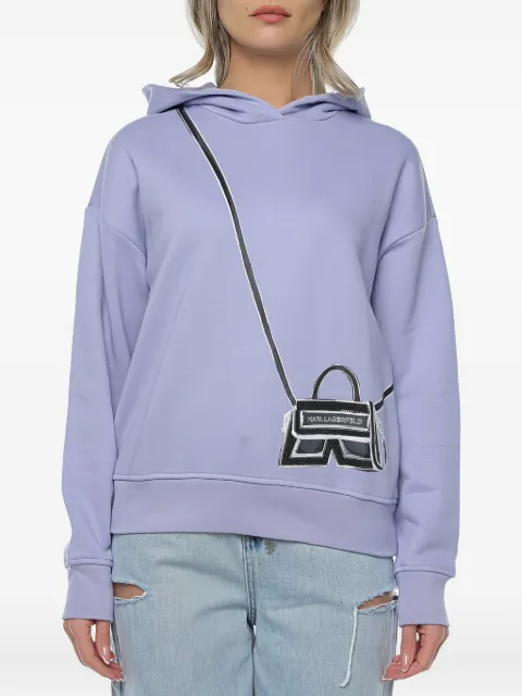 Karl Lagerfeld K Bag hoodie Purple 236W1831756