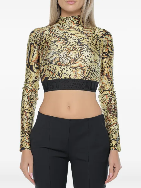 Just Cavalli animal-print T-shirt Yellow 77PAH622JS413