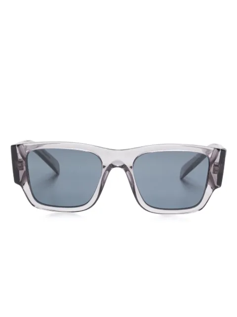 Prada Eyewear enamel triangle logo sunglasses Black SPR10Z16Z